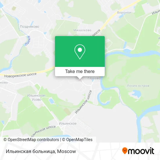 Ильинская больница map