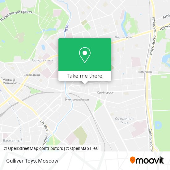 Gulliver Toys map