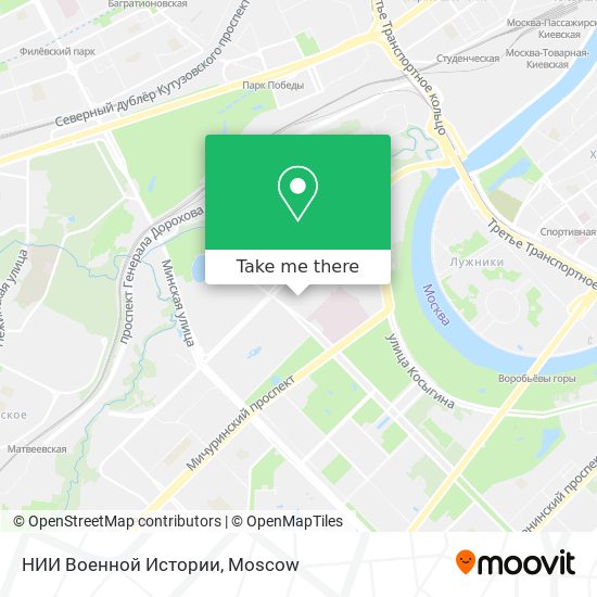 НИИ Военной Истории map