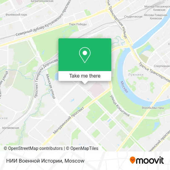 НИИ Военной Истории map