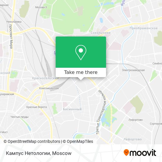 Кампус Нетологии map