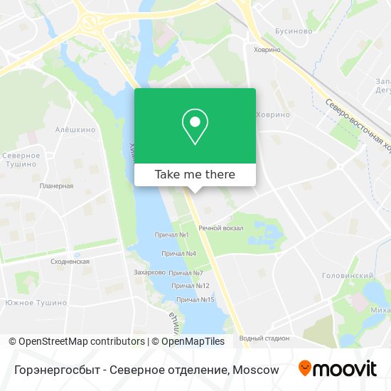 Горэнергосбыт - Северное отделение map