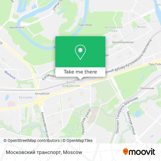 Московский транспорт map