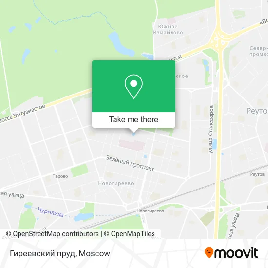 Гиреевский пруд map