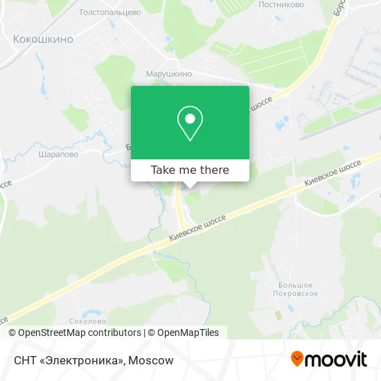 СНТ «Электроника» map