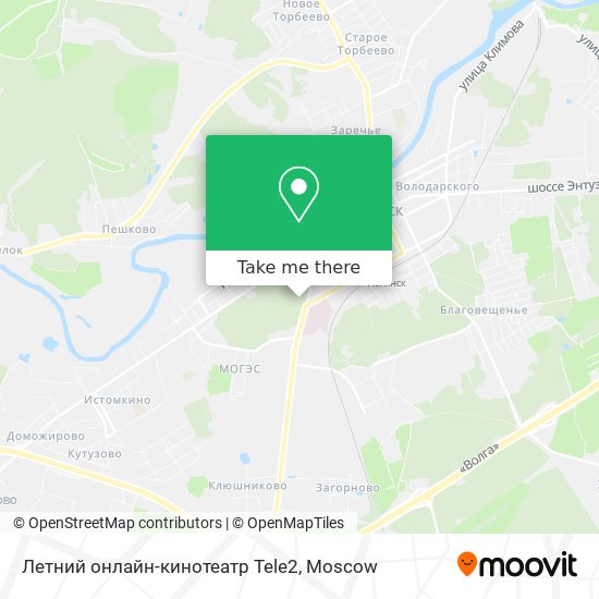 Летний онлайн-кинотеатр Tele2 map