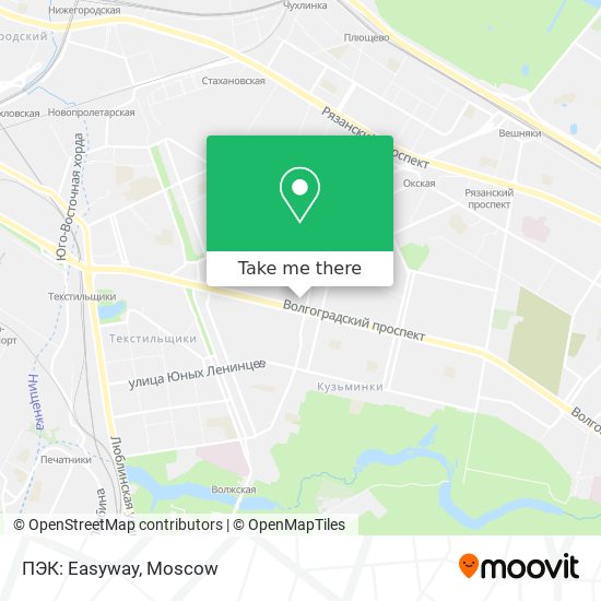 ПЭК: Easyway map