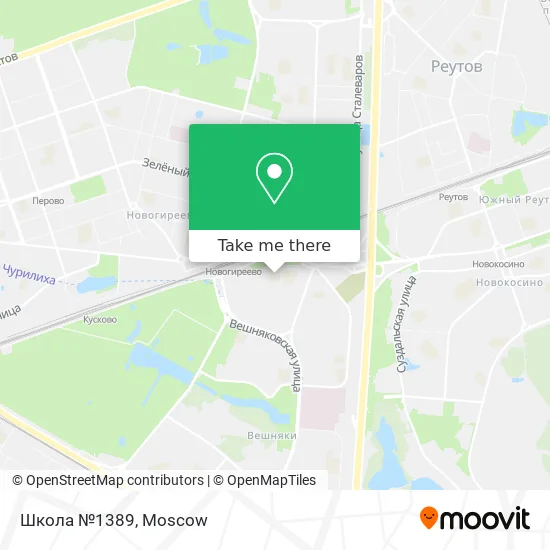 Школа №1389 map
