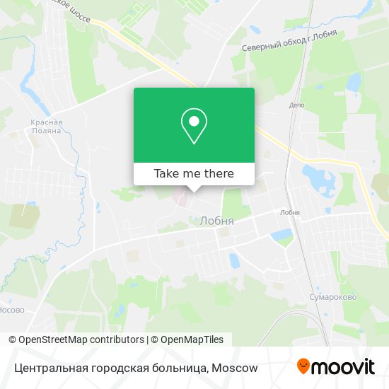 Центральная городская больница map