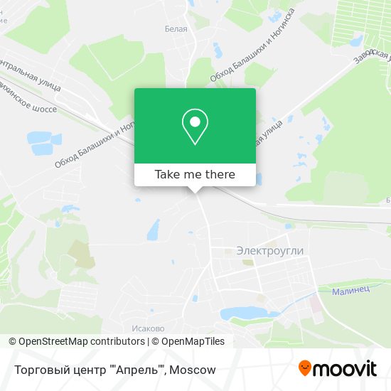 Торговый центр ""Апрель"" map