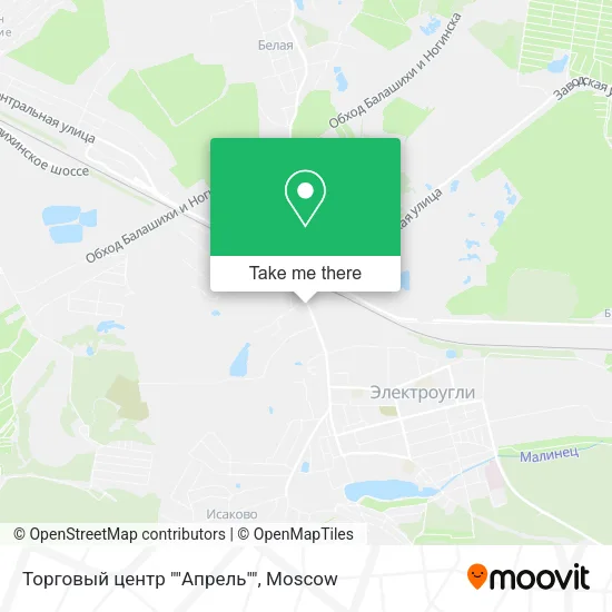 Торговый центр ""Апрель"" map