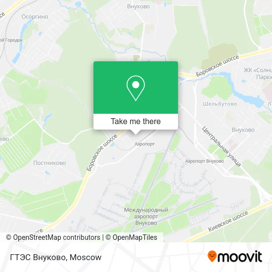 ГТЭС Внуково map