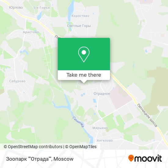 Зоопарк ""Отрада"" map