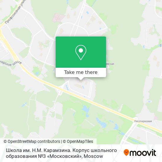 Школа им. Н.М. Карамзина. Корпус школьного образования №3 «Московский» map