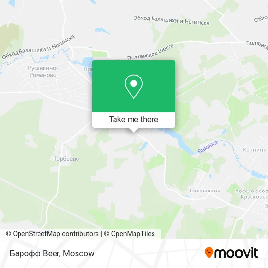 Барофф Beer map