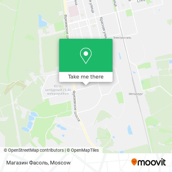 Магазин Фасоль map