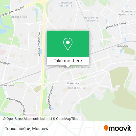 Точка любви map