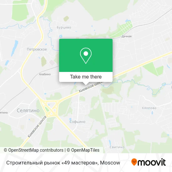 Строительный рынок «49 мастеров» map