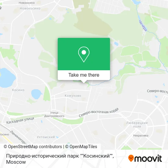 Природно-исторический парк ""Косинский"" map