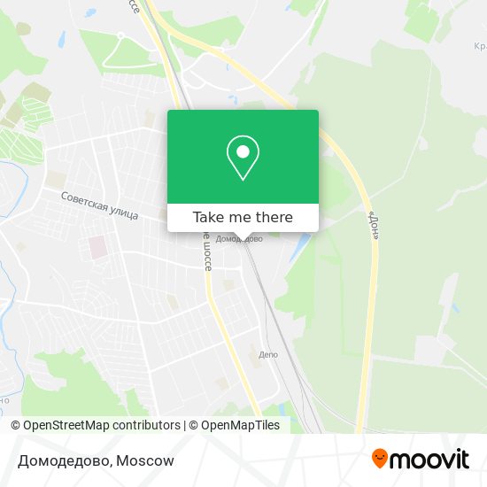 Домодедово map