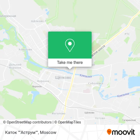 Каток ""Аструм"" map