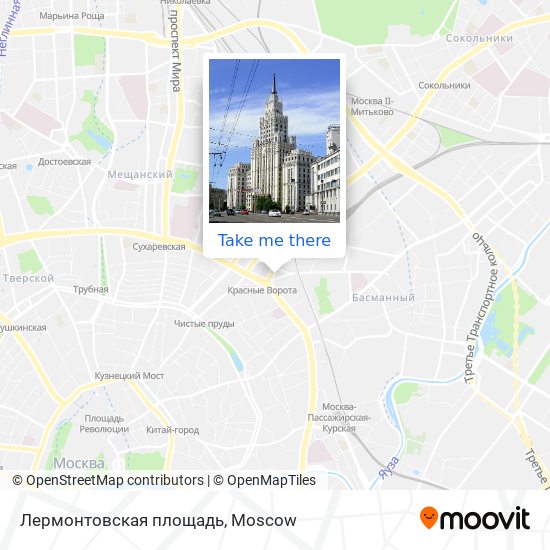 Лермонтовская площадь map