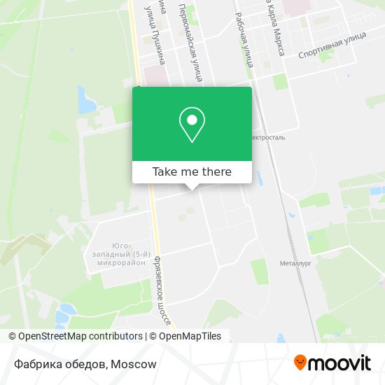 Фабрика обедов map