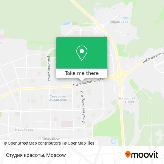 Студия красоты map