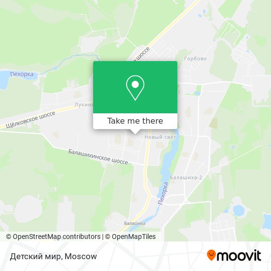 Детский мир map