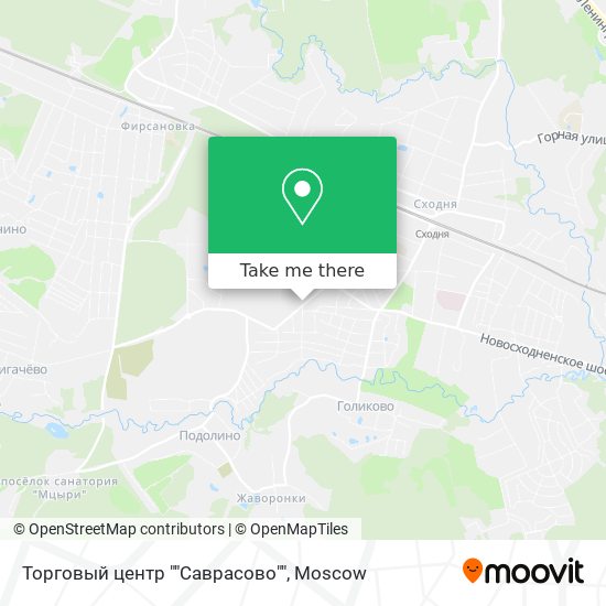 Торговый центр ""Саврасово"" map