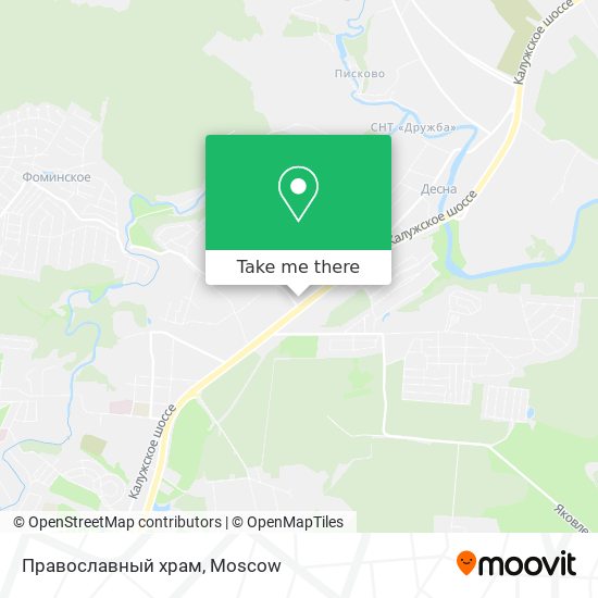 Православный храм map