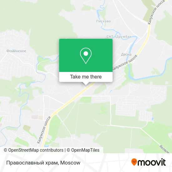 Православный храм map