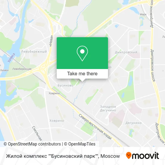 Жилой комплекс ""Бусиновский парк"" map