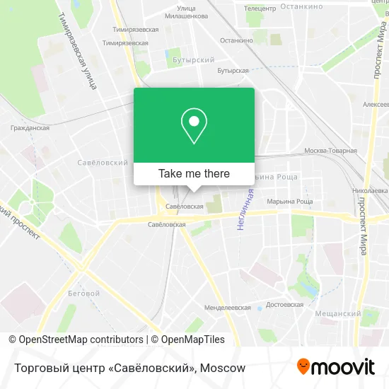 Торговый центр «Савёловский» map