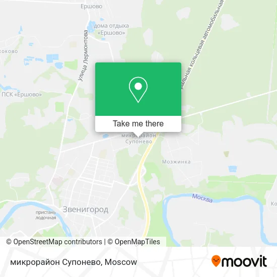 микрорайон Супонево map