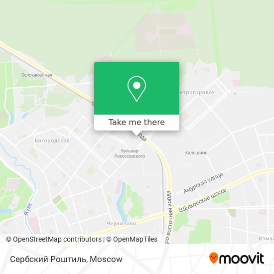 Сербский Роштиль map