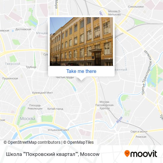 Школа ""Покровский квартал"" map