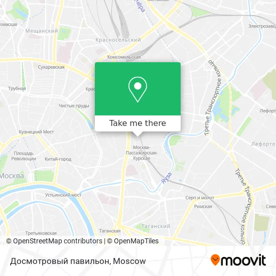 Досмотровый павильон map