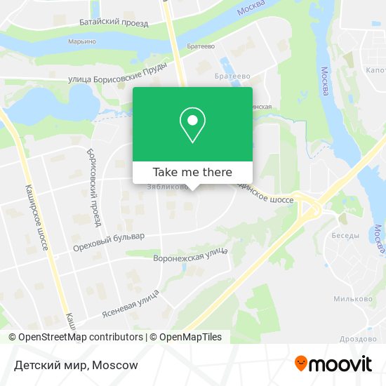 Детский мир map