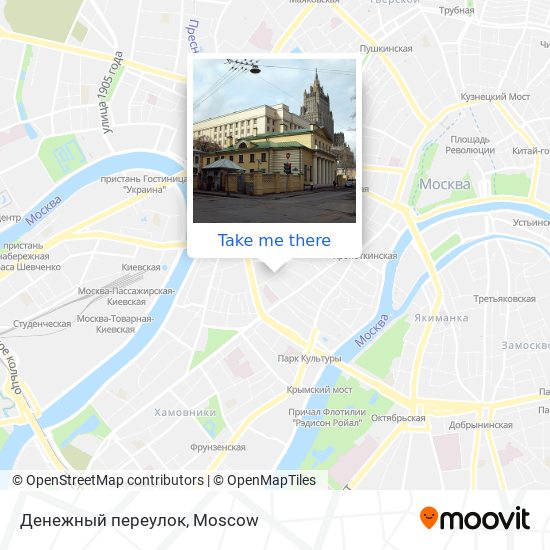 Денежный переулок map