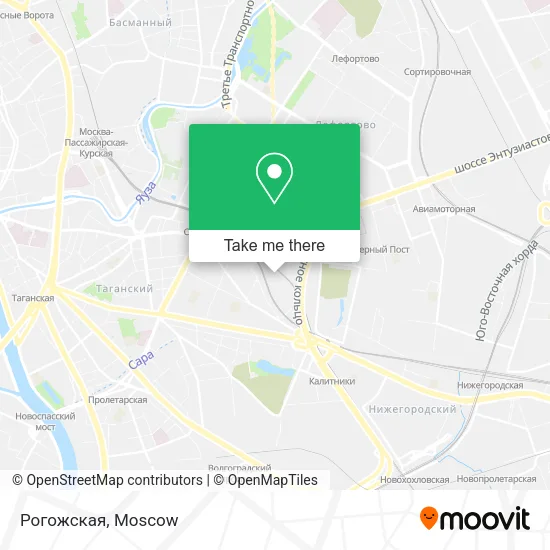 Рогожская map