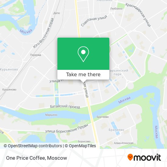 One Price Coffee map