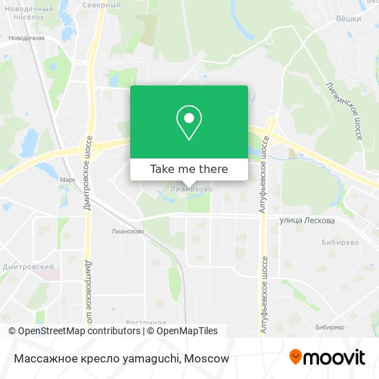 Массажное кресло yamaguchi map