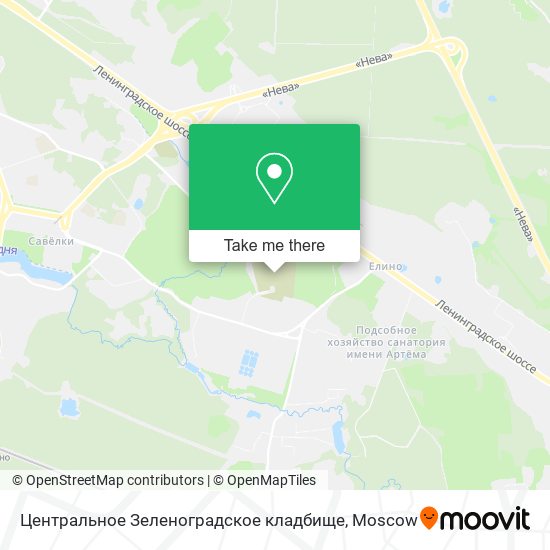 Центральное Зеленоградское кладбище map