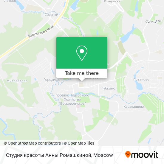 Студия красоты Анны Ромашкиной map