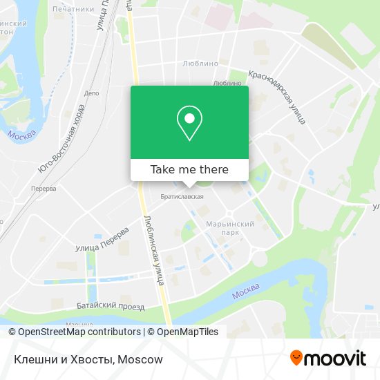 Клешни и Хвосты map