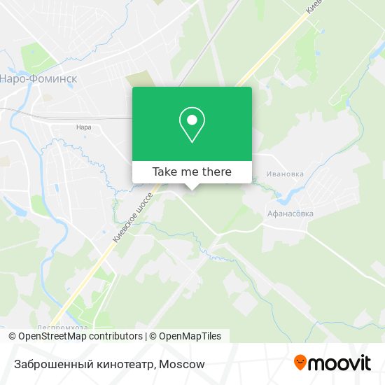 Заброшенный кинотеатр map