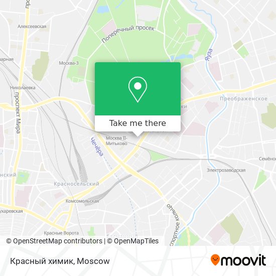 Красный химик map