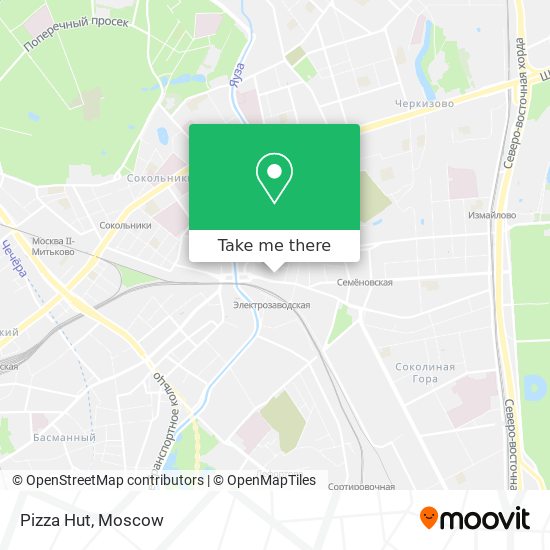 Pizza Hut map