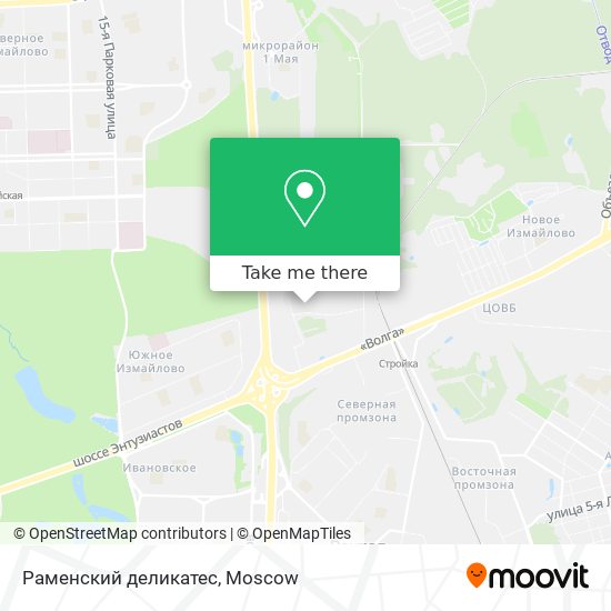 Раменский деликатес map